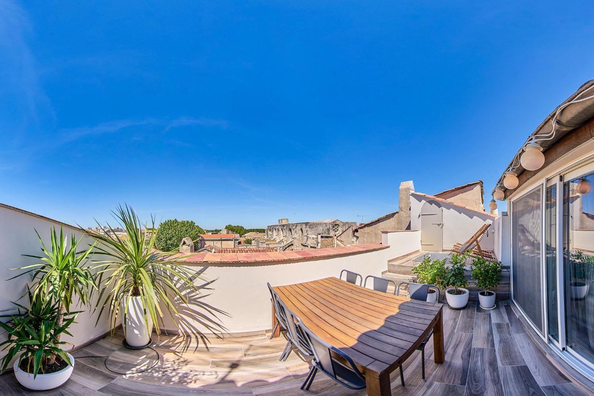 Ferienwohnung Truchet Penthouse Arles Exterior foto
